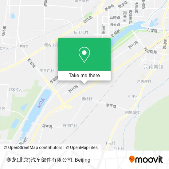 赛龙(北京)汽车部件有限公司 map