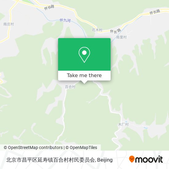 北京市昌平区延寿镇百合村村民委员会 map