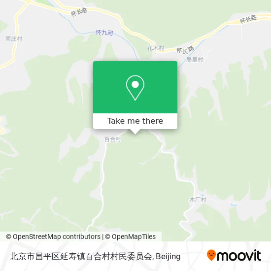 北京市昌平区延寿镇百合村村民委员会 map