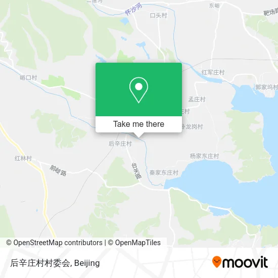 后辛庄村村委会 map