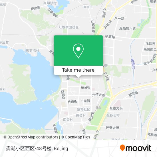 滨湖小区西区-48号楼 map