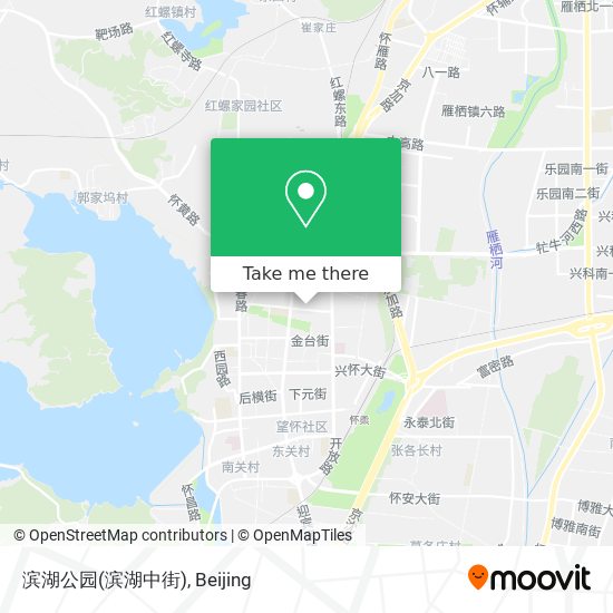 滨湖公园(滨湖中街) map