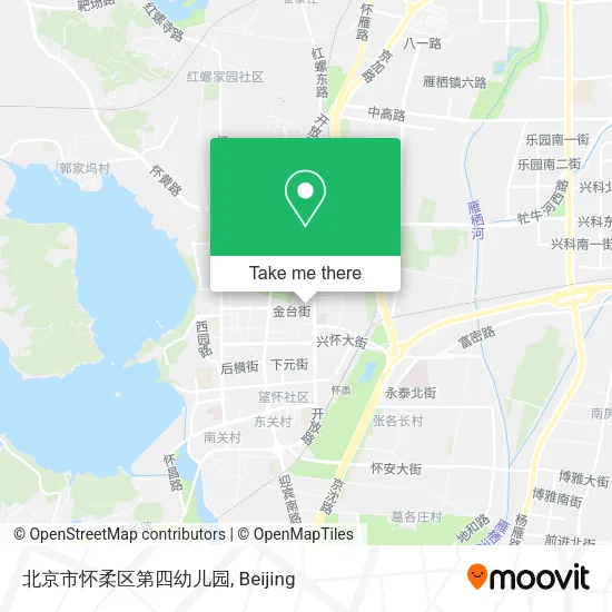 北京市怀柔区第四幼儿园 map