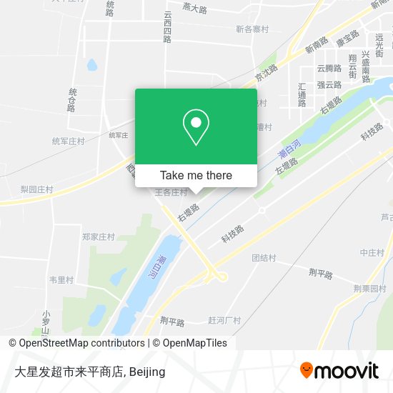 大星发超市来平商店 map