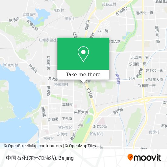 中国石化(东环加油站) map