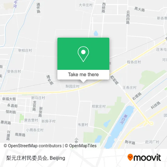 梨元庄村民委员会 map