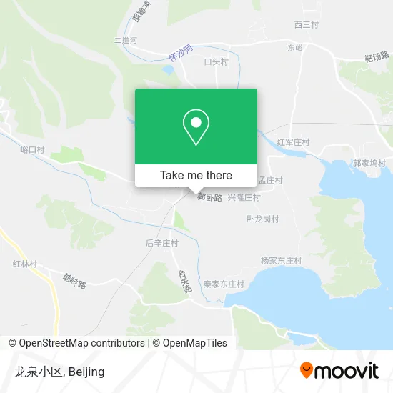 龙泉小区 map