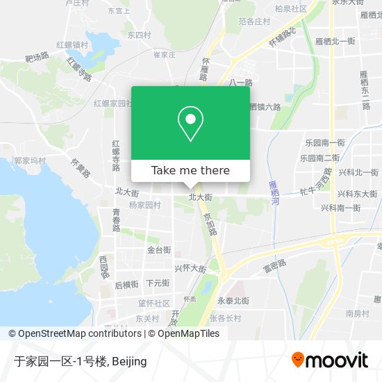 于家园一区-1号楼 map