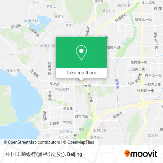 中国工商银行(雁栖分理处) map