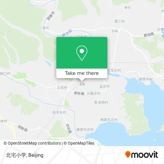 北宅小学 map