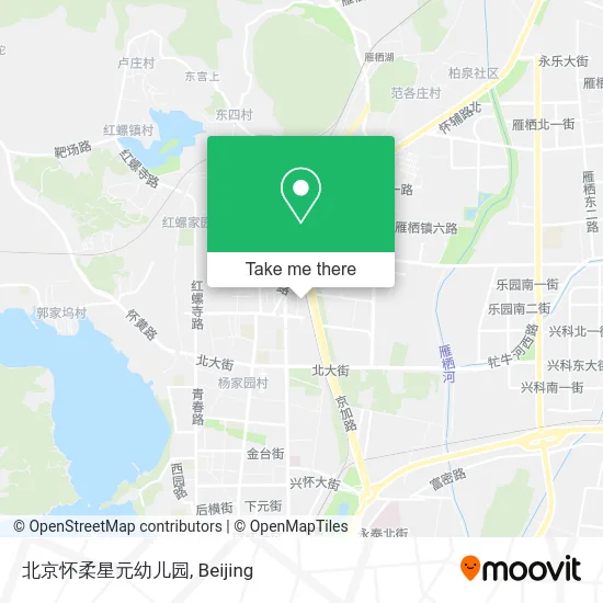 北京怀柔星元幼儿园 map