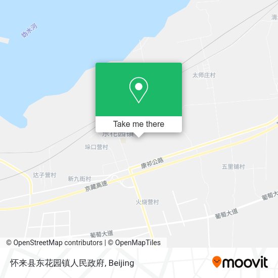 怀来县东花园镇人民政府 map