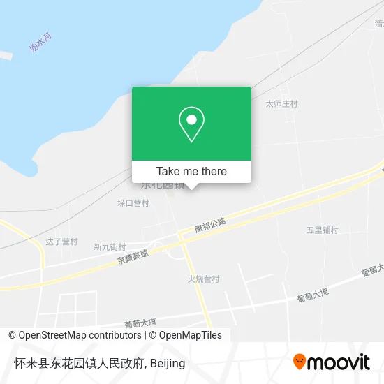 怀来县东花园镇人民政府 map