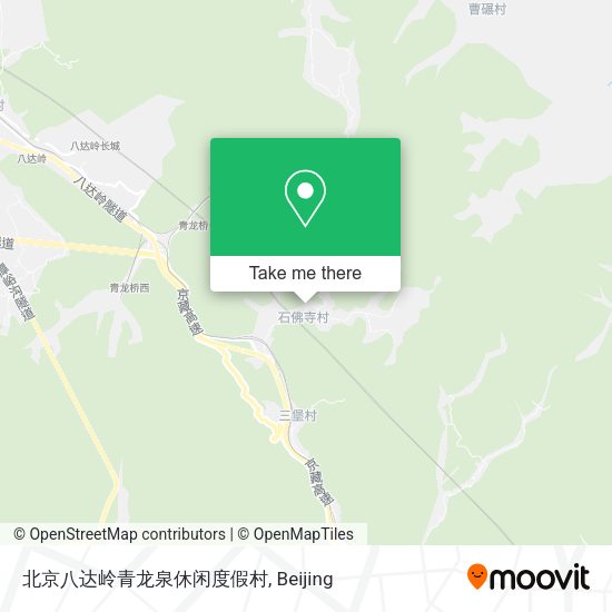 北京八达岭青龙泉休闲度假村 map