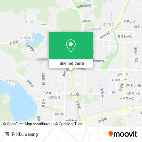 百顺小吃 map