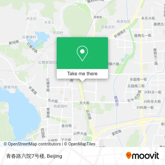 青春路六院7号楼 map