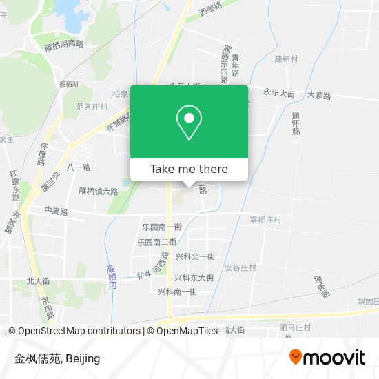 金枫儒苑 map