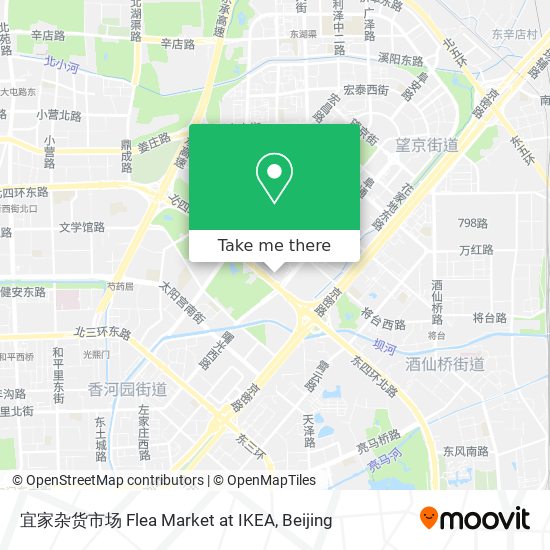 宜家杂货市场 Flea Market at IKEA map