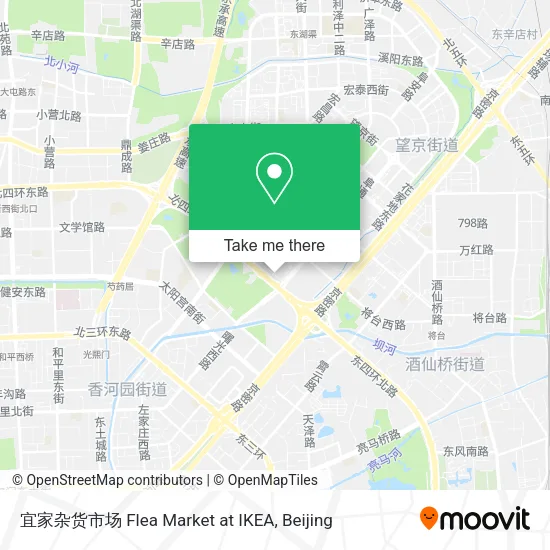 宜家杂货市场 Flea Market at IKEA map