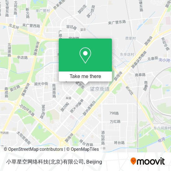 小草星空网络科技(北京)有限公司 map