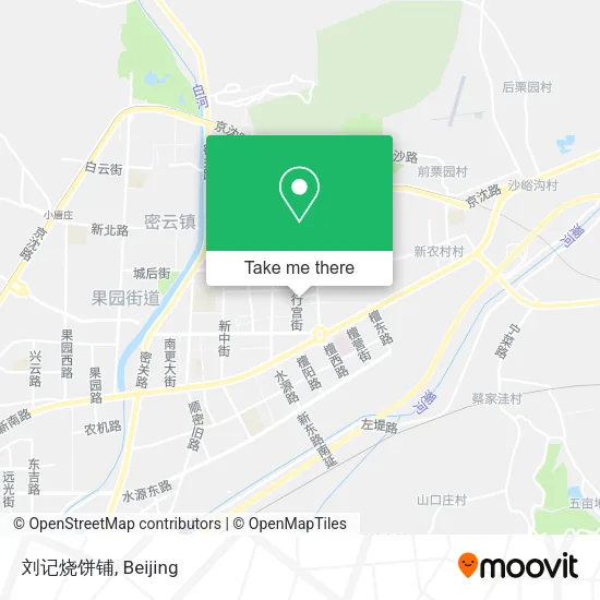 刘记烧饼铺 map