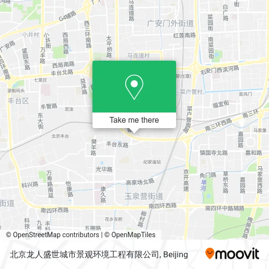 北京龙人盛世城市景观环境工程有限公司 map