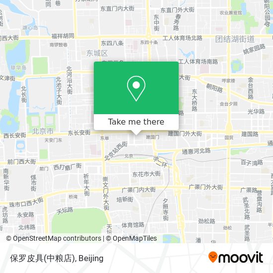 保罗皮具(中粮店) map