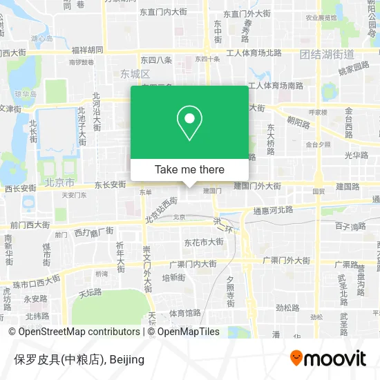 保罗皮具(中粮店) map