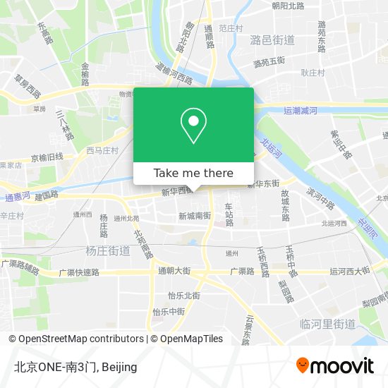 北京ONE-南3门 map