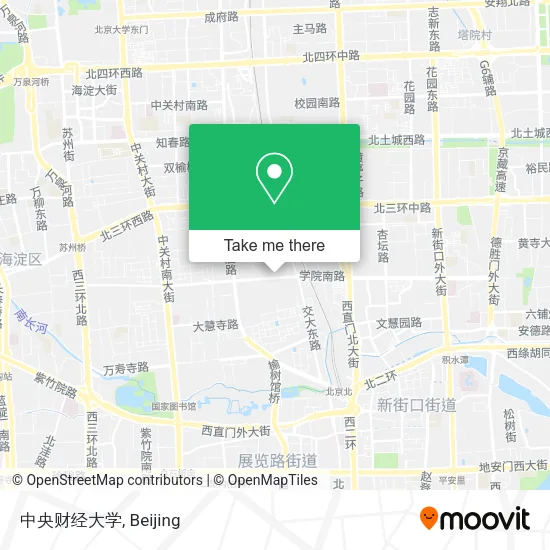 中央财经大学 map
