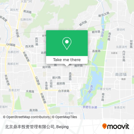 北京鼎丰投资管理有限公司 map