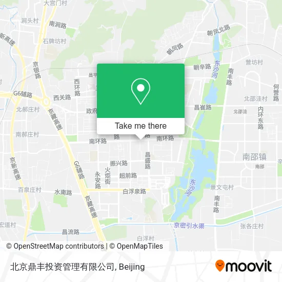 北京鼎丰投资管理有限公司 map