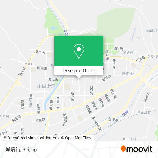 城后街 map