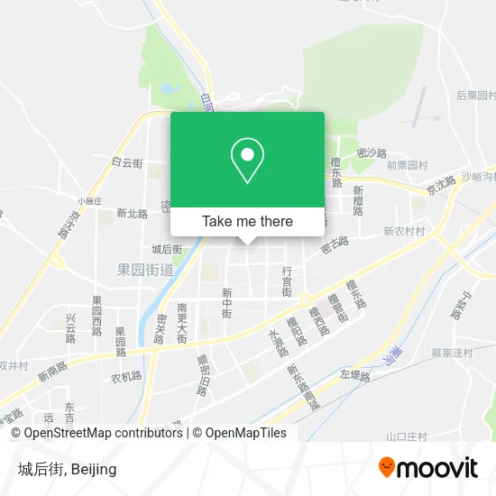 城后街 map