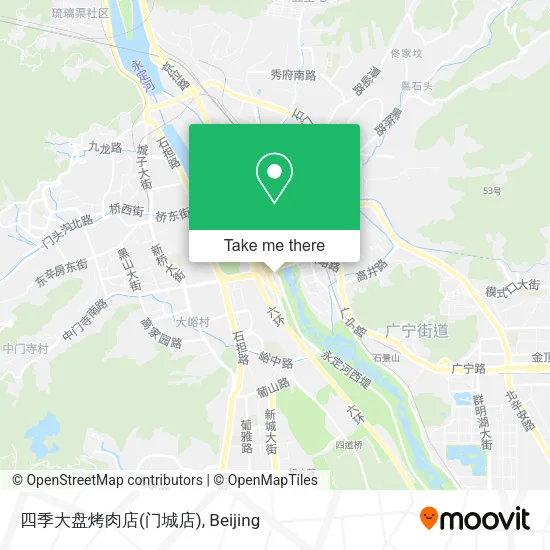 四季大盘烤肉店(门城店) map
