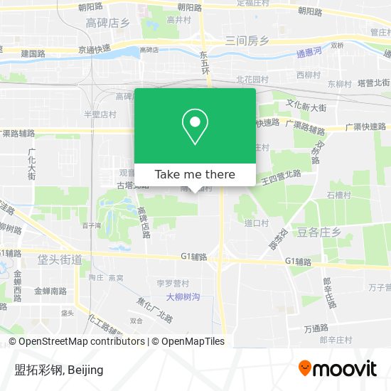 盟拓彩钢 map