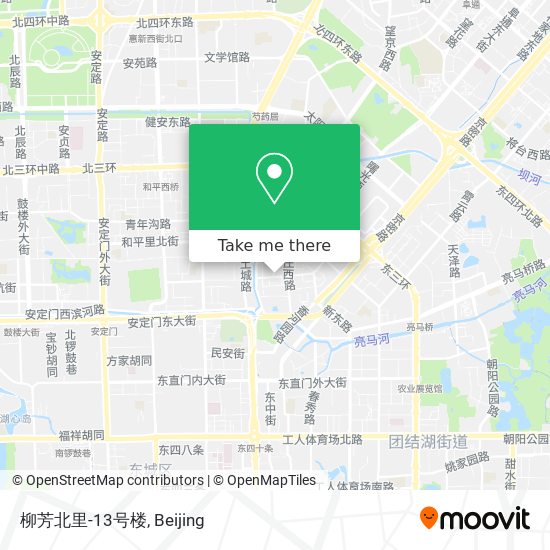柳芳北里-13号楼 map
