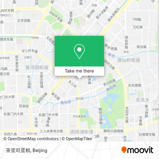 茶里司蛋糕 map