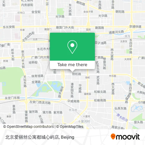 北京爱丽丝公寓都城心屿店 map