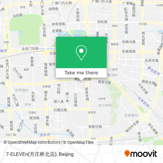 7-ELEVEn(方庄桥北店) map