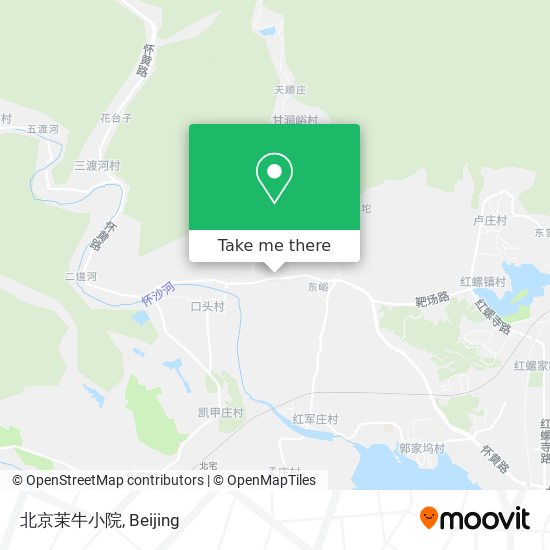 北京茉牛小院 map
