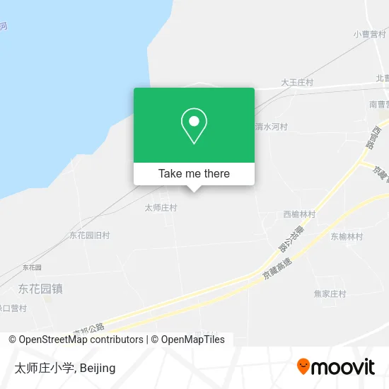 太师庄小学 map