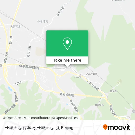 长城天地-停车场(长城天地北) map