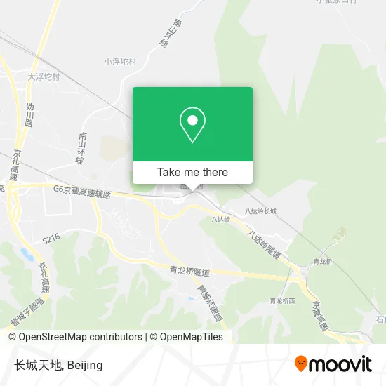 长城天地 map