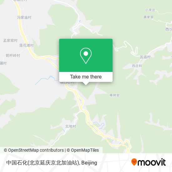中国石化(北京延庆京北加油站) map