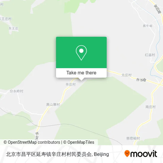 北京市昌平区延寿镇辛庄村村民委员会 map