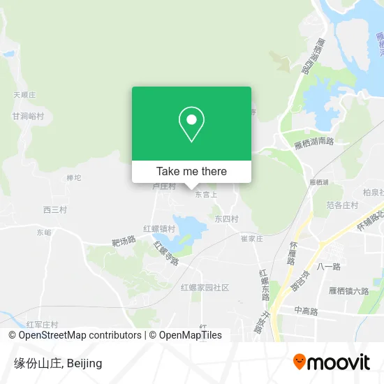 缘份山庄 map