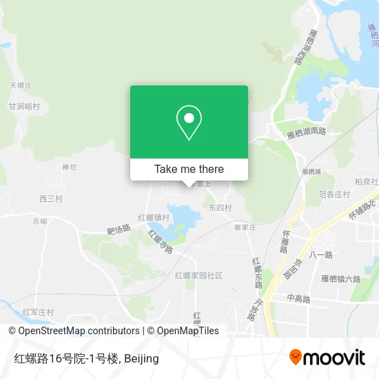 红螺路16号院-1号楼 map