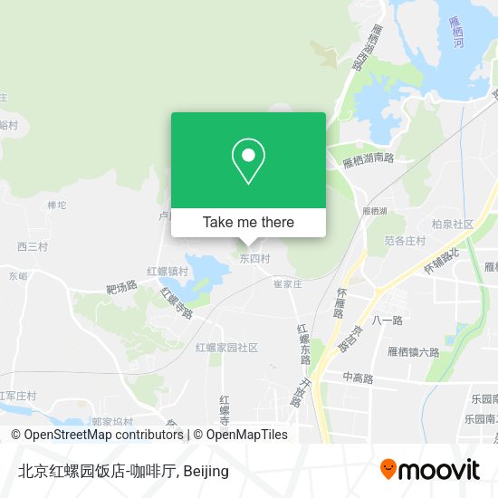 北京红螺园饭店-咖啡厅 map
