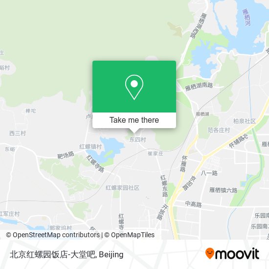 北京红螺园饭店-大堂吧 map